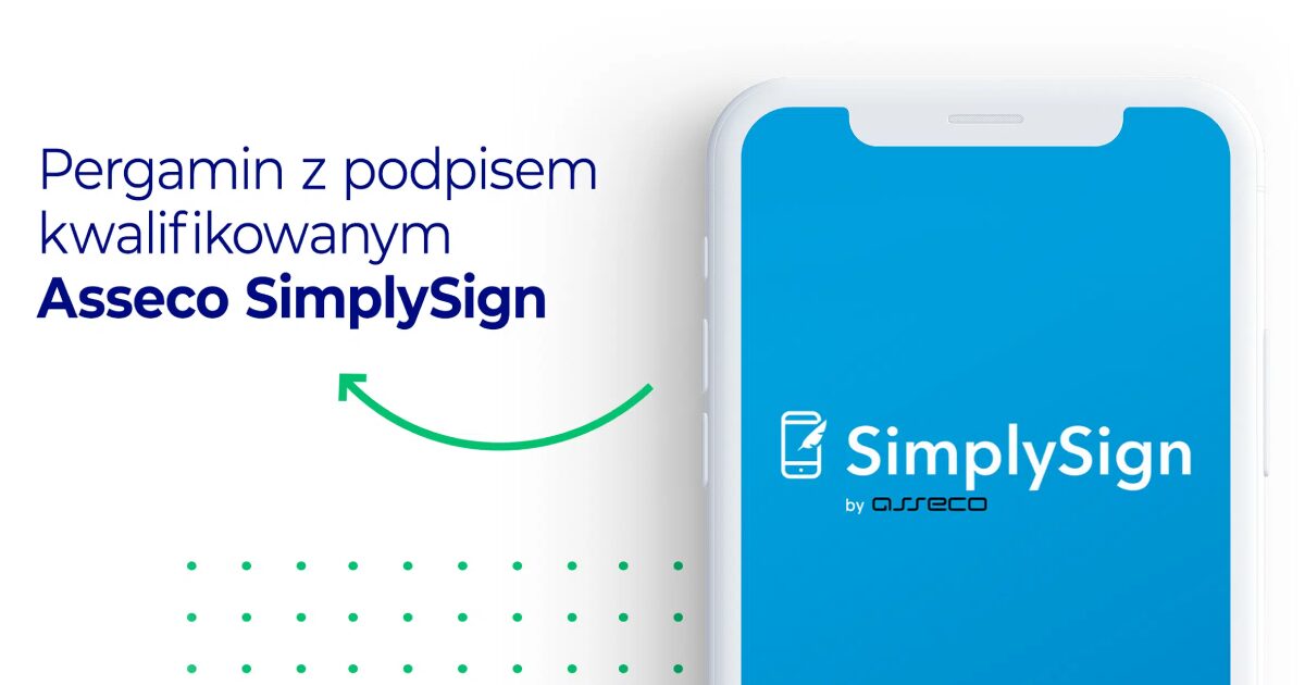 Teraz skorzystasz w Pergaminie z podpisu kwalifikowanego Asseco SimplySign oraz pieczęci elektronicznej!